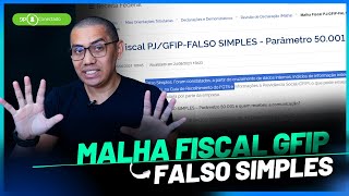 NOTIFICAÇÃO RECEITA FEDERAL  Malha Fiscal PJGFIPFALSO SIMPLES [upl. by Odraude84]