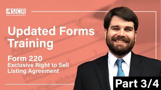 Updated Forms Training  SCR Form 220 Part 34 [upl. by Anawal]