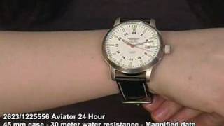 Aviator 24 hour Mens Russian Watch  Watch Komrade Show [upl. by Vine]