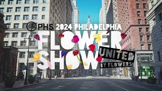 2024 Philadelphia Flower Show quotUnited By Flowers Coming Soonquot [upl. by Eseneg]