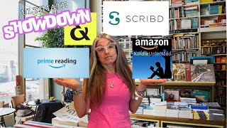 Are Ebook Subscriptions Worth It Kindle Unlimited vs Scribd vs Audible [upl. by Rimat]