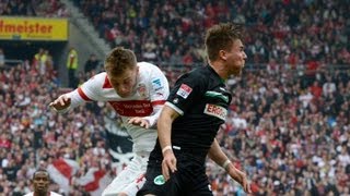 VFB Stuttgart  Greuther Fürth 02 Bundesliga 32 Spieltag Saison 20122013 [upl. by Maighdlin]