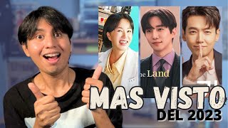 LOS 10 KDRAMAS MAS VISTOS EN COREA 2023 TV CABLE [upl. by Rot]