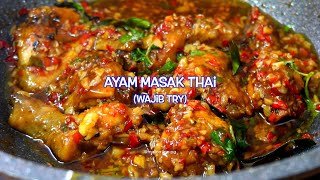 cara buat ayam masak thai mudah dan sedap by malina lina pg  lauk pauk harian simple [upl. by Colvert]