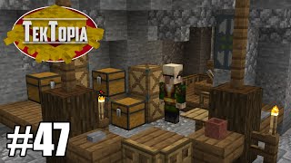 TekTopia 47  Merchant Stall Minecraft Villager Mod [upl. by Jacobo22]