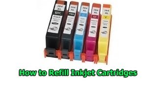 How to Refill Inkjet Cartridges [upl. by Kyriako638]