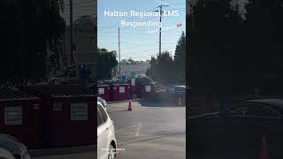 Halton Regional EMS Responding In Milton Ontario 🇨🇦 [upl. by Yleik]