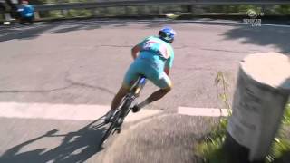 Il Lombardia 2015  Fabulous descent Vincenzo Nibali Civiglio [upl. by Nowyt]