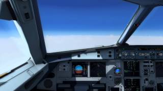 Prepar3D v 24  Aerosoft Airbus A318 v11 circular flight LESU [upl. by Yasnil12]