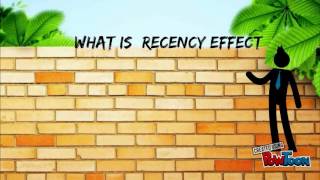 DIFFERENTIATE BETWEEN PRIMACY EFFECT AND RECENCY [upl. by Yajeet817]