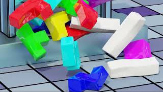 Softbody Tetris  YOU28 [upl. by Aihsrop]