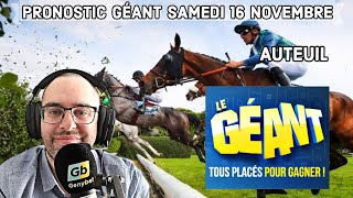 🔴🏇Pronostic Géant GenybetTurf Samedi 16 Novembre 2024 R1 AUTEUIL🔴🏇 [upl. by Vine]