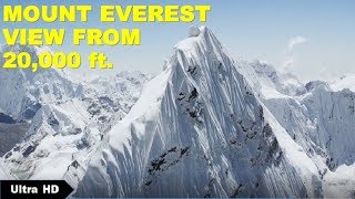 MOUNT EVEREST TOP HD View From Air  Himalayas View [upl. by Waylan]