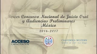 Equipo Campeón  III Concurso Nacional de Juicio Oral y Audiencias Preliminares México 20162017 [upl. by Brightman]