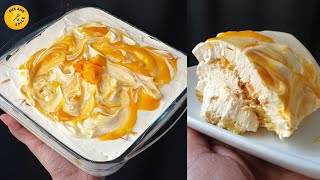 Mango delight  mango delight recipe  mango dessert  creamy mango delight by IceandSpicepk [upl. by Sholley739]