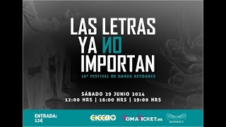 LAS LETRAS YA NO IMPORTAN  19º FESTIVAL DANZA KEYDANCE  JAZZ [upl. by Onibla41]