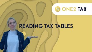 Reading Tax Tables in South Africa [upl. by Tal]