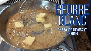 Beurre Blanc  Classic French Butter Sauce  How to Make a Beurre Blanc Sauce  Easy Butter Sauce [upl. by Okoy]