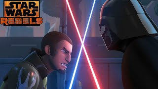 All Star Wars Rebels Lightsaber Duels [upl. by Alegnave600]