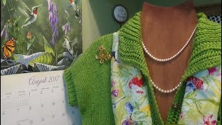 Js Knit  The Beauty of Nature and Lace Sweater EP 711 [upl. by Drof]