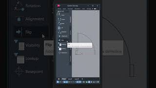 Flip Dynamic Blocks  AutoCAD Tutorial architecture autocad engineering [upl. by Moya772]