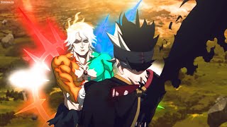 ブラッククローバー 魔法帝の剣  Asta defeats King Conrad Leto with the power of five leaf clover  Black Clover [upl. by Bohi]