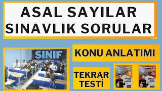 17 Asal Sayılar SINAVLIK ÖSYM TARZI SORULAR  TEKRAR TESTİ  Temel kavramlar Asal Sayılar [upl. by Tonl23]