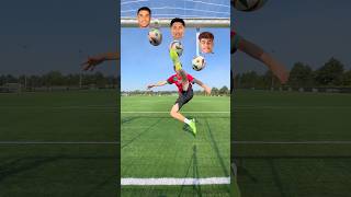 PRO FOOTBALLER HEIGHT KICK CHALLENGE [upl. by Annawek730]