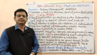 Bronchial Asthma Part10 Mechanism of Mast Cell Stabilizers in Asthma  Mast Cell Stabilizers [upl. by Adnerad133]