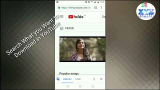 How to Download YouTube videoIn MobileSimple Tricks by Editing URL in Browsers [upl. by Anaimad]