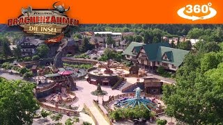 Heide Park Resort  Drachenzähmen  Die Insel 360° Official [upl. by Thorwald80]