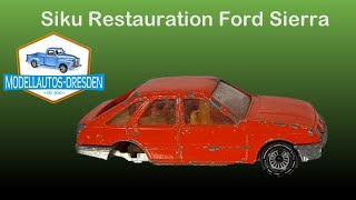 Siku Restauration 94 Ford Sierra 23 Ghia Modellauto [upl. by Ainattirb]