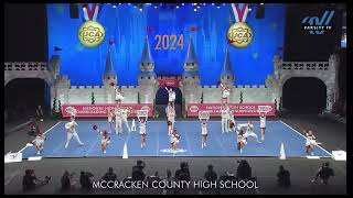 McCracken County High School  Cheerleading 2024 [upl. by Ecirtram]