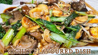 Chinese Style Mushrooms with Bok Choy  Pak Choi Stir Fry Recipe Spicy Mushrooms Recipe [upl. by Nnalatsyrc]