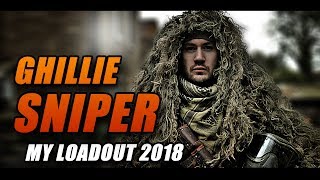 PAINTBALL GHILLIE SNIPER KIT LOADOUT 2018 [upl. by Strohben]