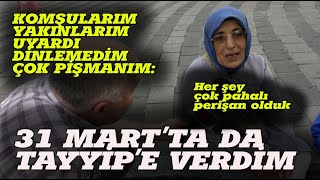 quotKomşularımı yakınlarımı dinlemedim çok pişmanımquot Sokak Röportajı [upl. by Norra]