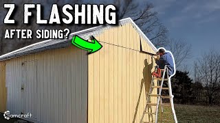 The WRONG Way to Flash Siding  Workshop Build 10 [upl. by Warden219]