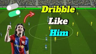 How to Dribble WITHOUT any SKILLS 🔥 eFootball 2025 Mobile 🎮 [upl. by Kenney689]