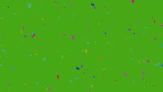 Free Confetti Green Screen Effect [upl. by Klute683]