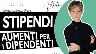 STIPENDI 2024  Aumenti per tutti i dipendenti aumentostipendi agevolazioniirpef aliquoteirpef [upl. by Grantley]