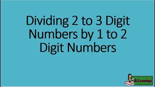 Math Q2 W7 Dividing 2 to 3 Digit Numbers by 1 to 2 Digit Numbers [upl. by Ringe769]