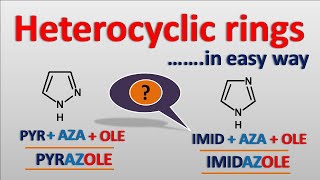 Heterocyclic rings in easy way [upl. by Drucie]