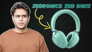 Zebronics Zeb Duke Wireless Headphones Review amp Unboxing Best Headphones Under 1200 [upl. by Albertine169]