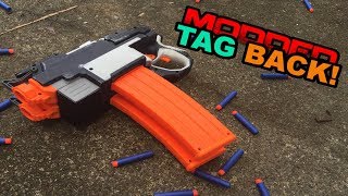 MODDED TAG BACK  The NERF Deleter Double Hyperfire Autopistol Mod  Walcom S7 [upl. by Nosinned]