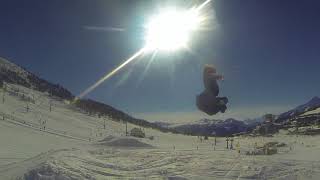 Sestriere Snow Park Italy 2018 [upl. by Bobine554]