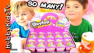 SHOPKINS Surprise Toy Baskets Blind Baskets Season 2 HobbyKidsTV [upl. by Reider226]