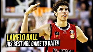 LaMelo Ball Goes CRAZY For 32 Point TRIPLE DOUBLE Becomes YOUNGEST PLAYER In NBL To Do So [upl. by Dnomar291]