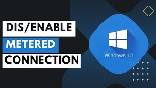 How to Enable or Disable Metered Connection in Windows 10 PC amp Laptop [upl. by Gibun197]