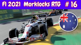 F1 2021 Morklocks Red Bull Racing RTG  Episode  16 Australian GP  Albert Park [upl. by Vonny422]