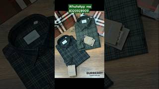 Burberry Extra Premium Checks shirts with brand box packing amp Carry bag [upl. by Aniraz]